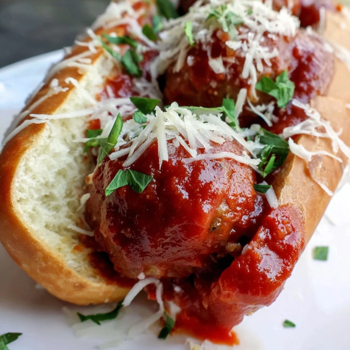 Turkey Meatball Sub Marinara