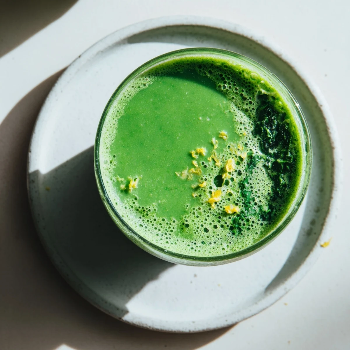 Detox Green Smoothie Ginger Lemon