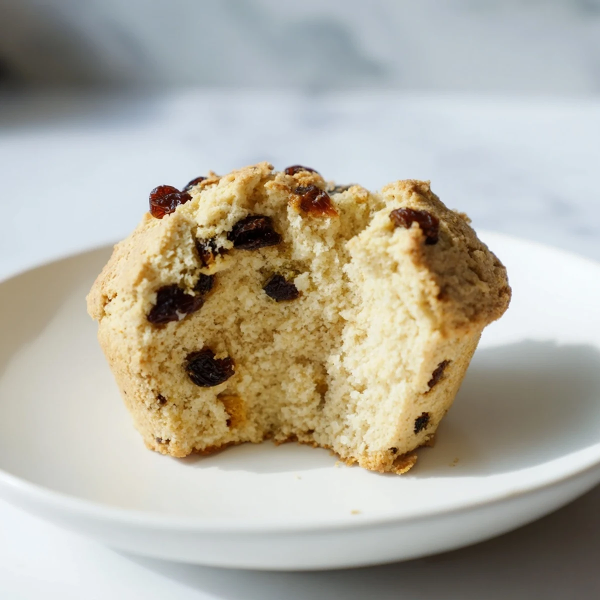 Mini Irish Soda Bread Muffins with a tender crumb, served with Irish butter and jam.