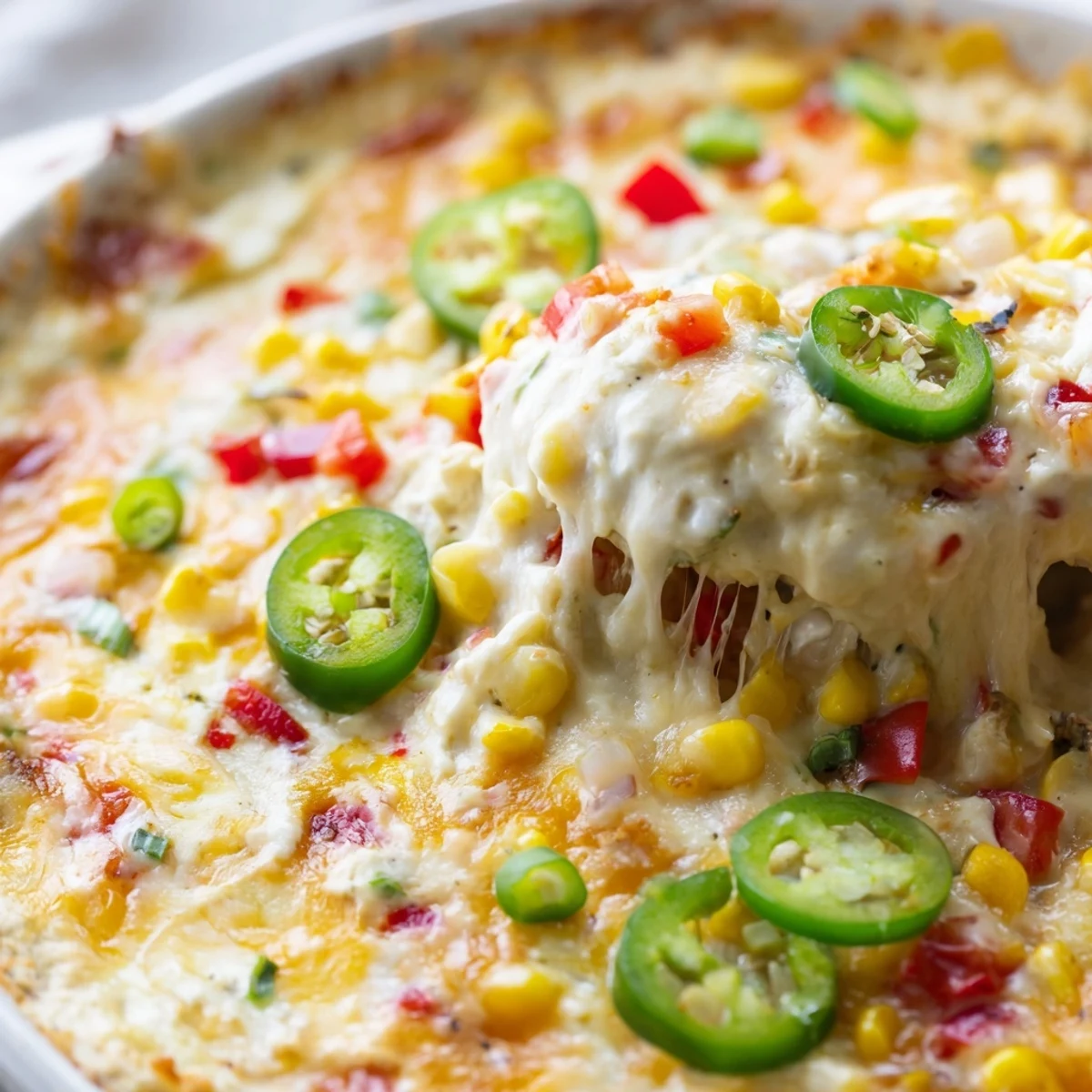 Spicy Roasted Jalapeno Cowboy Dip
