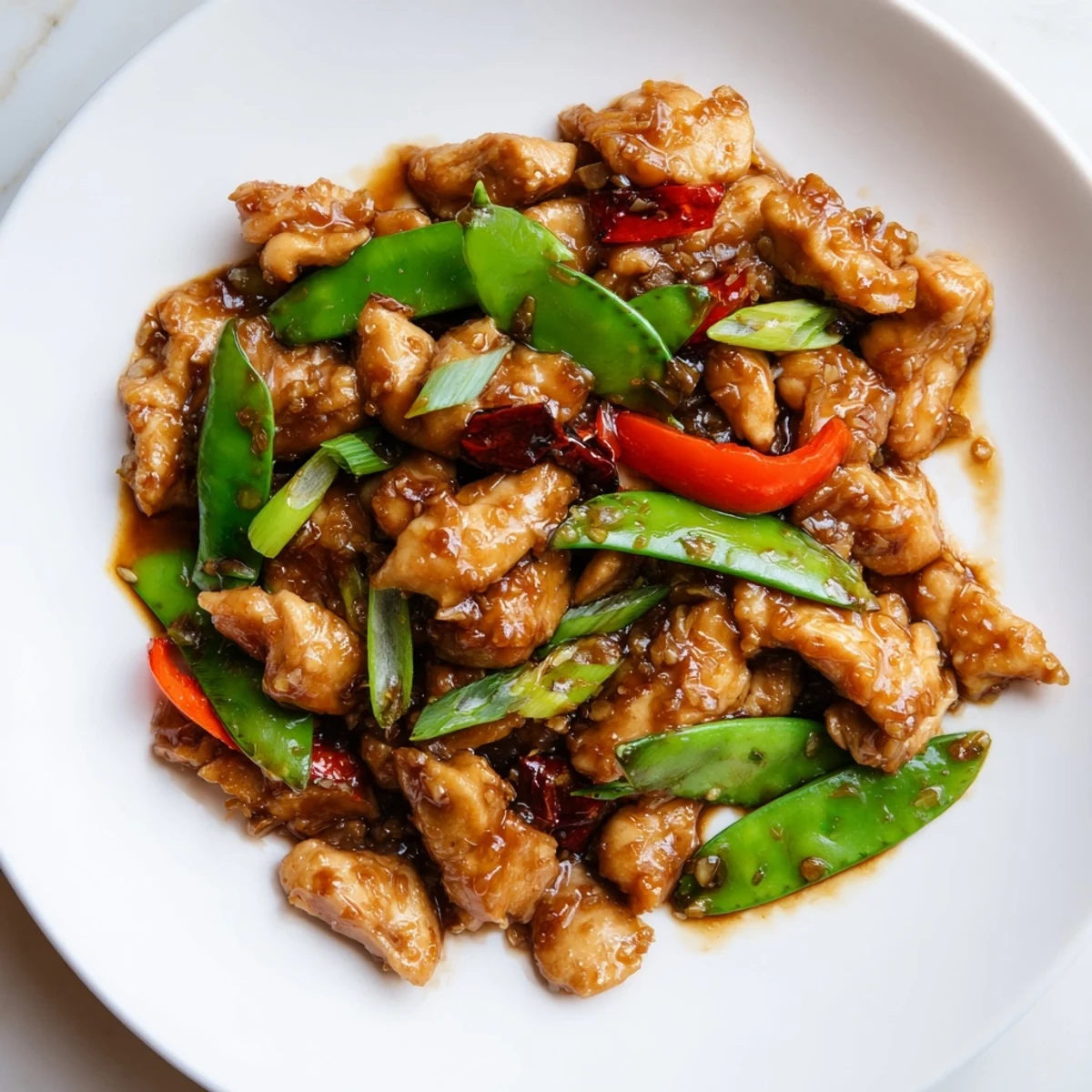 Chinese Garlic Chicken Stir-Fry