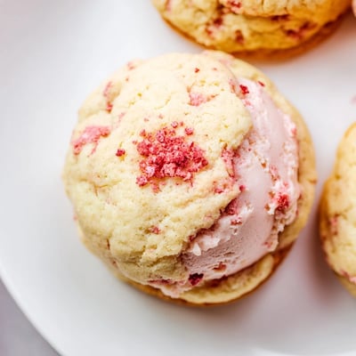 Strawberry Cheesecake Cookies