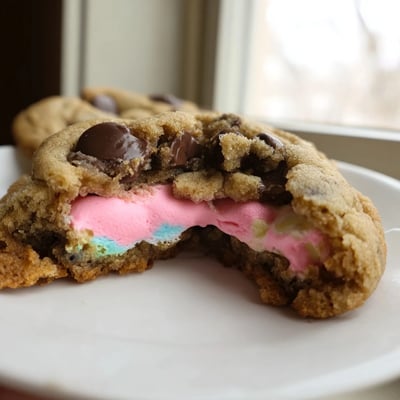 Chocolate Peep Stuffed Easter Cookies