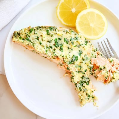 Boursin Baked Salmon Fillets